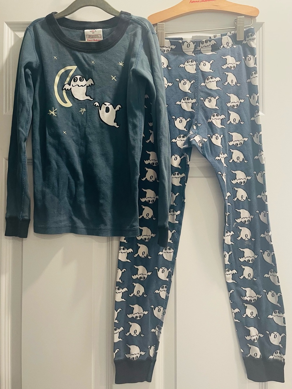 Hanna Andersson glow in the dark ghost Halloween pajamas 130cm US 8